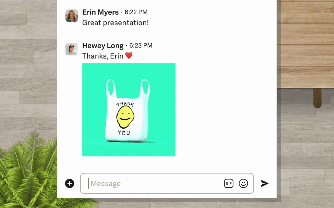 Kumospace team ghat gif feature