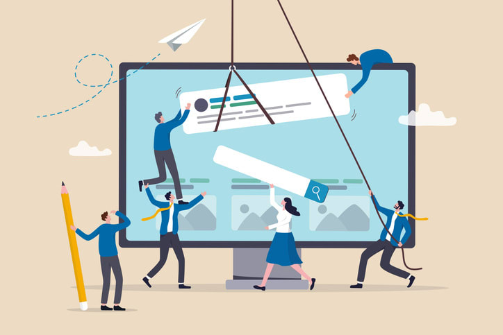 build homepage layout or html designer