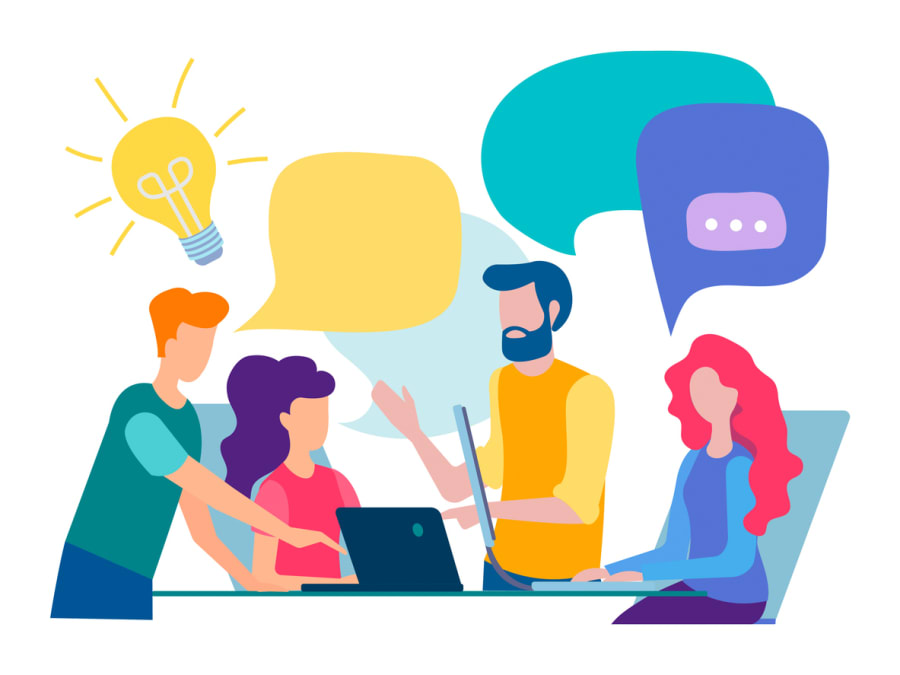 discussion and communication in the office