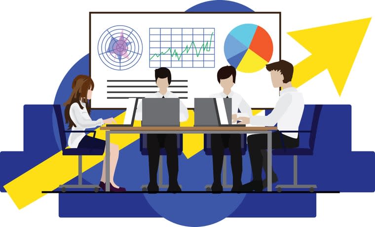 Meetings for collaboration and internal communications at work