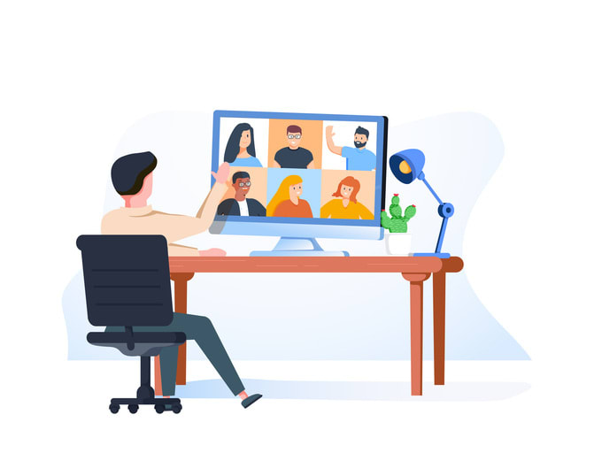 online meeting work form home