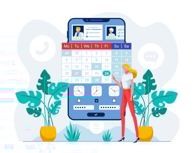 Scheduling Meeting with Medical Worker